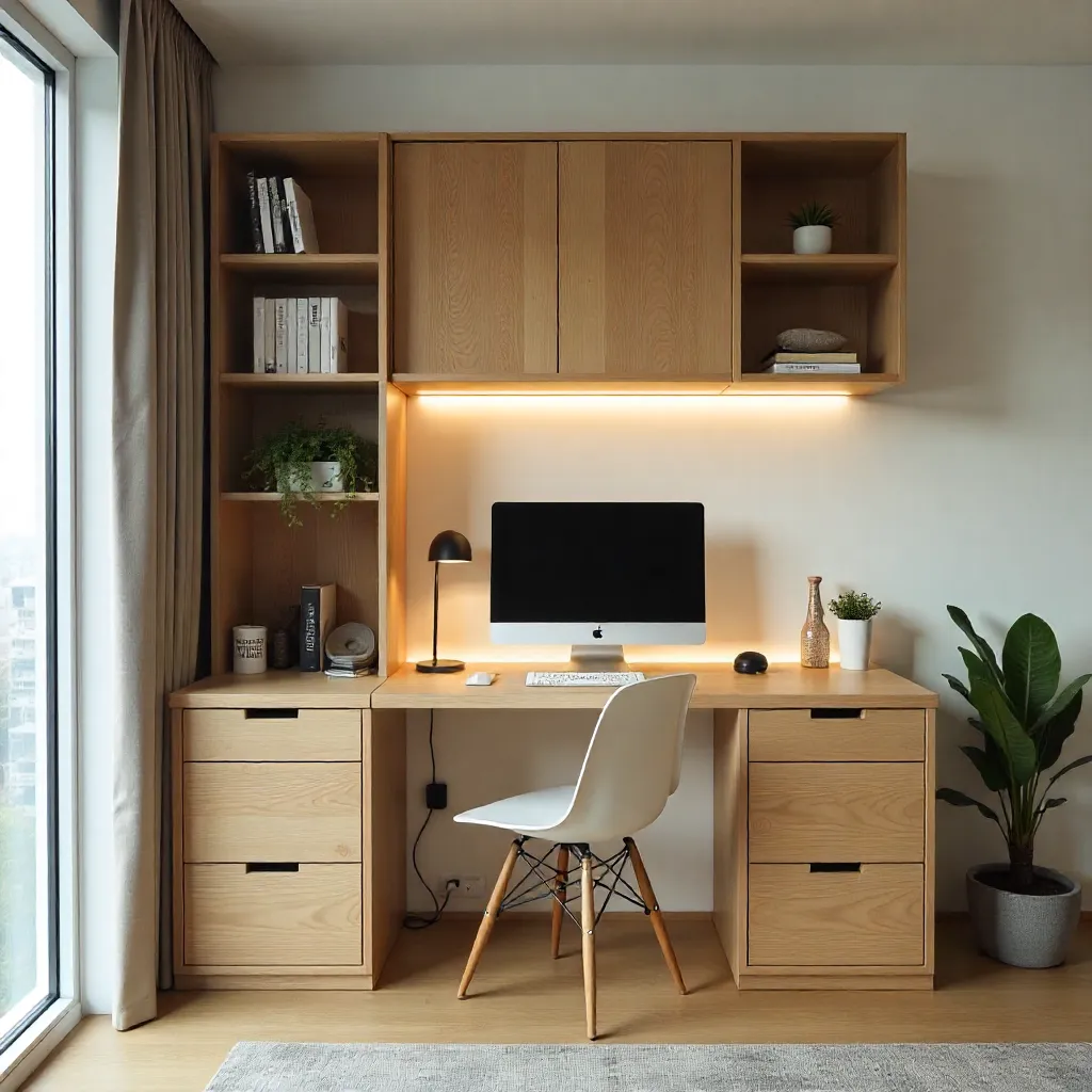 Organized entryway with storage solutions