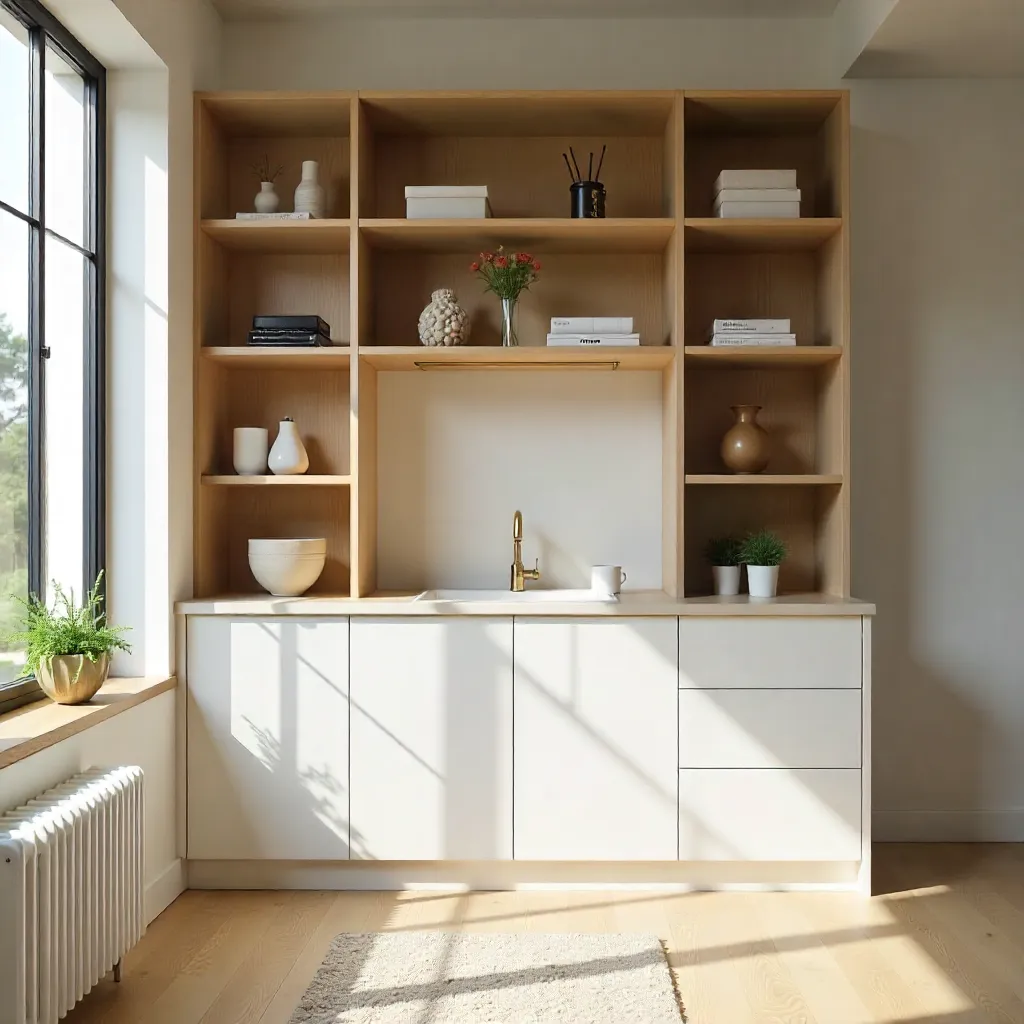 Vertical storage system with organized shelves